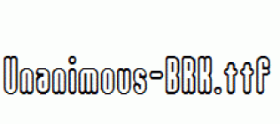 Unanimous-BRK.ttf