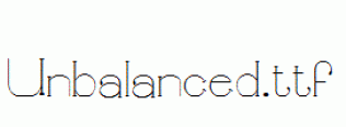 Unbalanced.ttf