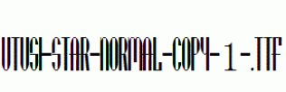 Utusi-Star-Normal-copy-1-.ttf