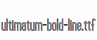 ultimatum-bold-line.ttf