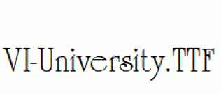 VI-University.ttf
