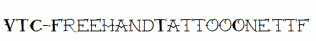 VTC-FreehandTattooOne.ttf