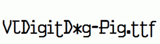VTDigitDog-Pig.ttf
