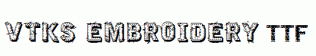 VTKS-EMBROIDERY.ttf