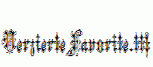 VerzierteFavorite.ttf