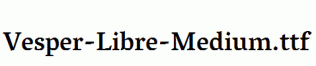 Vesper-Libre-Medium.ttf