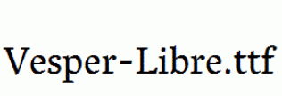 Vesper-Libre.ttf