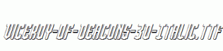 Viceroy-of-Deacons-3D-Italic.ttf