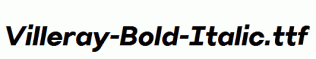 Villeray-Bold-Italic.ttf