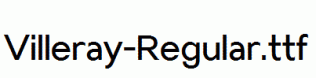 Villeray-Regular.ttf
