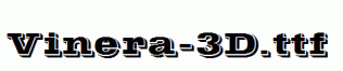 Vinera-3D.ttf