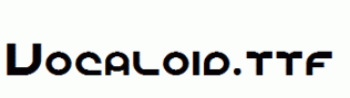 Vocaloid.ttf