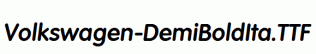 Volkswagen-DemiBoldIta.ttf