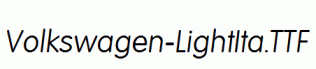 Volkswagen-LightIta.ttf