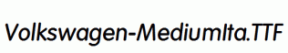 Volkswagen-MediumIta.ttf