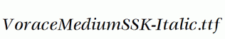 VoraceMediumSSK-Italic.ttf