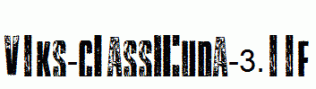 Vtks-Classicuda-3.ttf