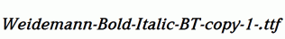 Weidemann-Bold-Italic-BT-copy-1-.ttf