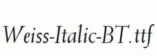 Weiss-Italic-BT.ttf