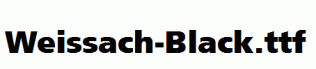 Weissach-Black.ttf