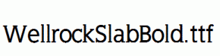 WellrockSlabBold.ttf