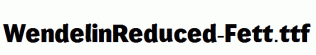 WendelinReduced-Fett.ttf