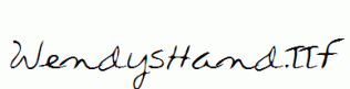 WendysHand.ttf