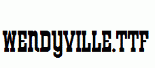 Wendyville.ttf