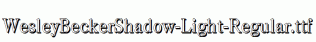 WesleyBeckerShadow-Light-Regular.ttf