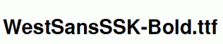 WestSansSSK-Bold.ttf