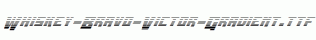 Whiskey-Bravo-Victor-Gradient.ttf
