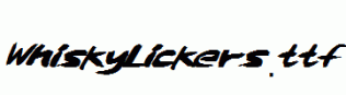 WhiskyLickers.ttf