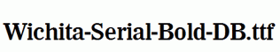 Wichita-Serial-Bold-DB.ttf