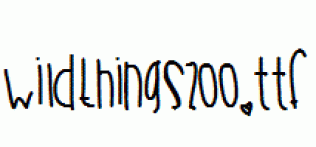 WildThingsZoo.ttf