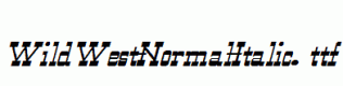 WildWest-Normal-Italic.ttf