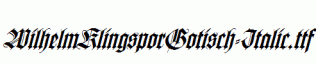 WilhelmKlingsporGotisch-Italic.ttf