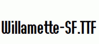 Willamette-SF.ttf