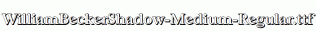 WilliamBeckerShadow-Medium-Regular.ttf