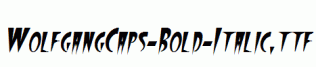WolfgangCaps-Bold-Italic.ttf
