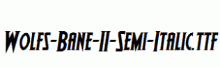Wolfs-Bane-II-Semi-Italic.ttf