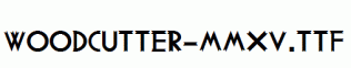 Woodcutter-MMXV.ttf
