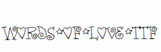 Words-of-love.ttf