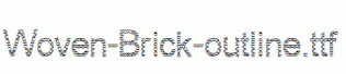 Woven-Brick-outline.ttf