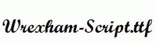 Wrexham-Script.ttf