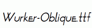 Wurker-Oblique.ttf