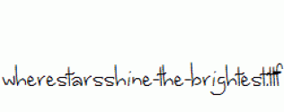 wherestarsshine-the-brightest.ttf