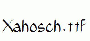 Xahosch.ttf