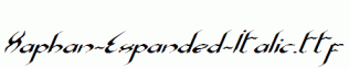 Xaphan-Expanded-Italic.ttf