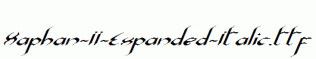Xaphan-II-Expanded-Italic.ttf