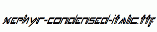 Xephyr-Condensed-Italic.ttf